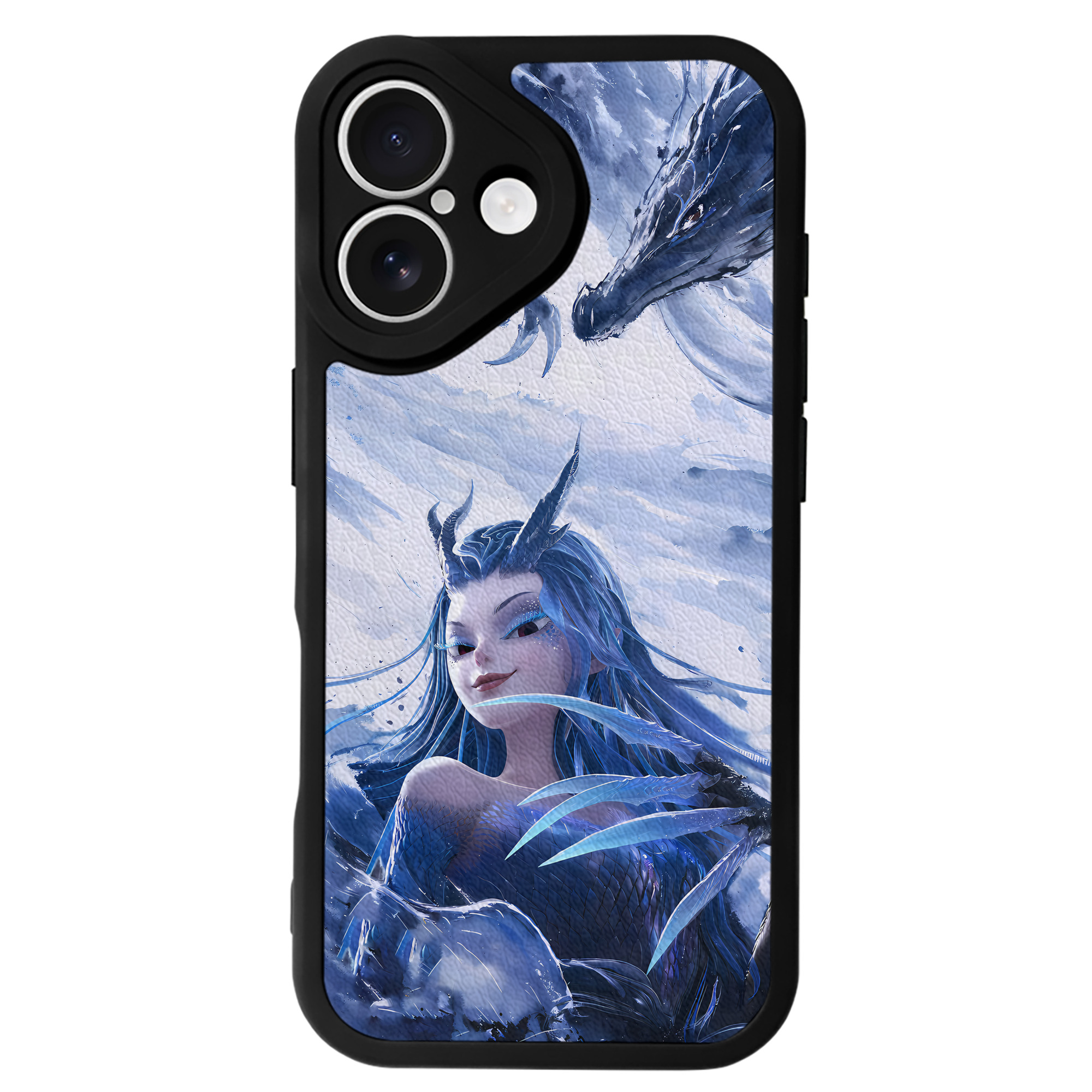 （画像用） Ne Zha 2 ナタ 魔童の大暴れ 【iPhone 16シリーズ対応】シリコンスマホケース（レザー調） 材質：シリコン